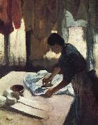 Edgar Degas Repasseus a Contre jour oil